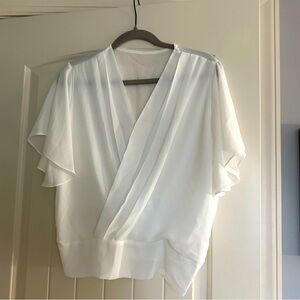 White Low Cut Cardigan